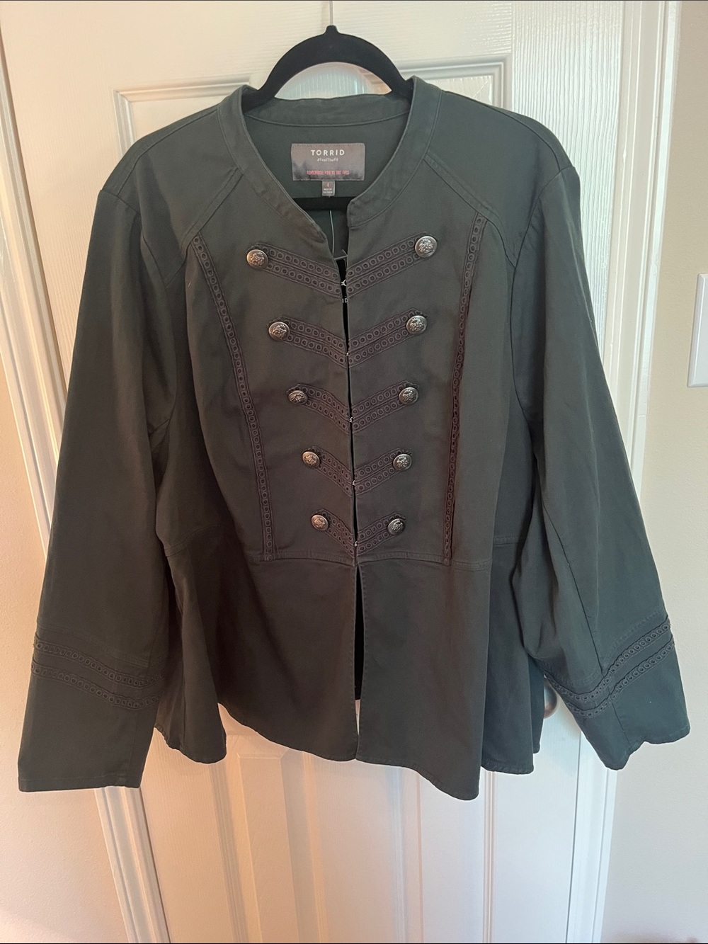 NWT Torrid Twill Army Military Jacket - Picture 2 of 14
